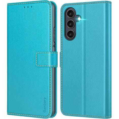 Leder Handyhülle Samsung Galaxy A25 5G Klapphülle Kartenschlitzen (1/5)