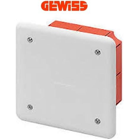 Gewiss GW48001 Cassetta di derivazione da incasso 92x92x45mm