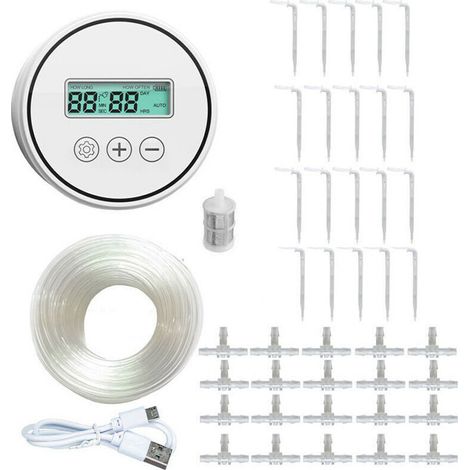Automatisches Bewässerungssystem-Set für den Innenbereich, intelligentes Lazy-Set für automatische Bewässerungsgeräte, Bonsai-Pflanzen, Asp-Bewässerungssystem-Set (1/5)
