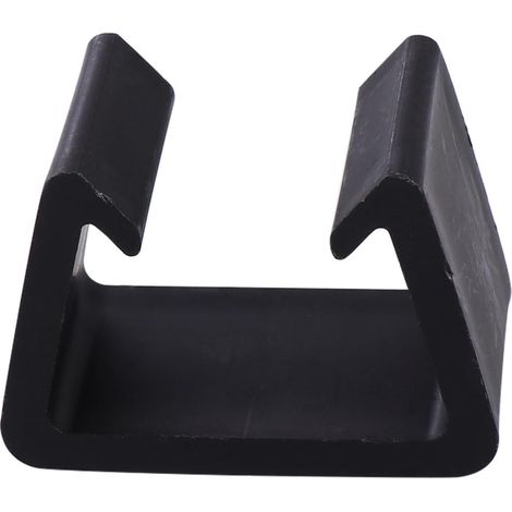 Clips de Fixation Facile à Retirer Noir en Plastique pour Canapé 4pcs Pince Créative Maintien Solide et Installation Simple pour Meubles de Salon et Bureau (1/5)