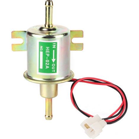 Pompe à essence électrique, Boulon à basse pression de pompe à essence électrique 12V universel fixant la pompe à essence diesel HEP-02A (1/5)