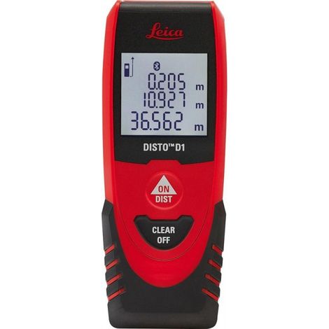 Medidor laser LEICA 843418 Disto D1 Alcance 40m Precision 2.0mm