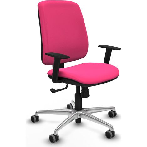 Bürostuhl piqueras y crespo Alares rosa Leder Aluminium (1/2)