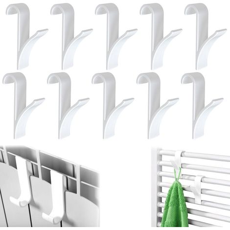 Ganci per termosifoni, 10 pezzi.