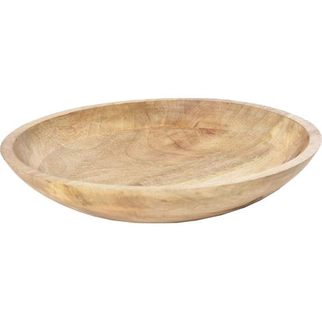 Koopman Ciotola in legno di mango rotonda 40 cm