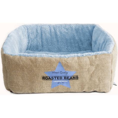 Rose - Elevage en cube de jute rembourré avec peluche douce pour chats et chiensElevage en cube rembourré avec peluche douce pour chats et chiens