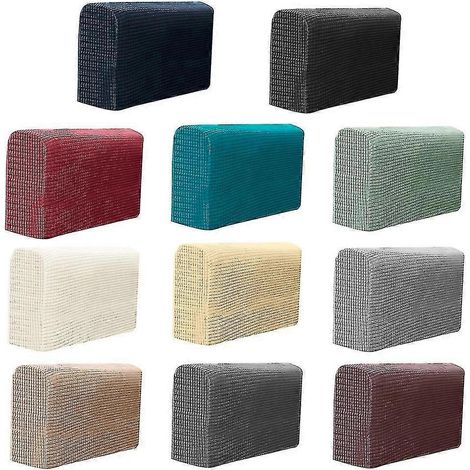 Stück Sofa-Armlehnenbezüge, dehnbar, für Sofa und Stuhl-Light Grey