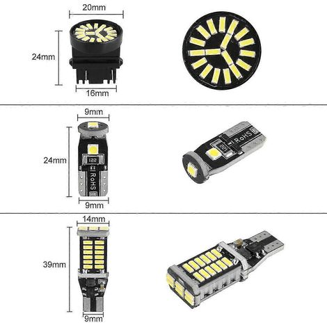 Kit de feux de recul à LED pour plaque d'immatriculation et feu stop pour Chevrolet Silverado 1500 2500 3500 (1/5)