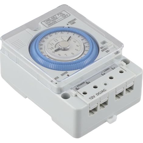 Module de minuterie mécanique TB388, programmable sur 24 heures (1/5)