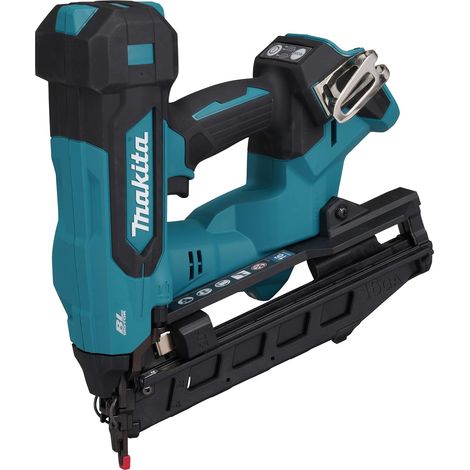 Clavadora profesional Makita LXT negra batería 18V