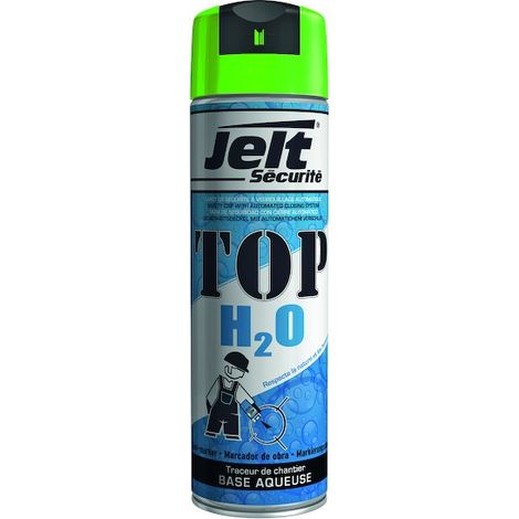 Traceur de chantier écologique TOP H2O - ITW Spraytec - Vert fluo