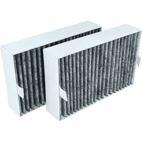 vhbw 2x Aktivkohlefilter kompatibel mit Miele DAS46xx, DAS4520, DAS2520, DAS 2x20, DAS8630, DAS 4x30, DAS 4x20, DAS 4x40 Dunstabzugshaube