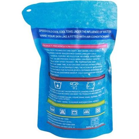 Serviette rafraîchissante super respirante pour sport fitness gym (Magenta) (1/5)