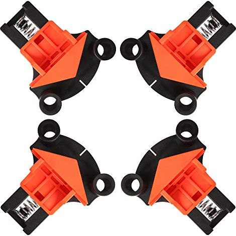 [JAMAIS UTILISÉ]Pince à Angle Droit 90 Degrés，travail Du Bois Outillage，serre Joint ，pince Etau Plastique Wor Serres-joints Etabli Menuisier Serre (1/5)