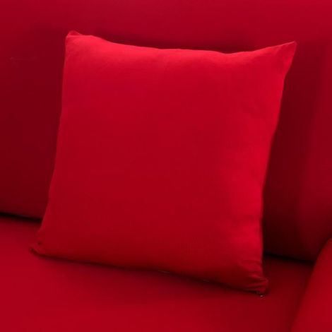 Sofabezug – JA – 2-Sitzer – Elastisch – Rot – 140–185 cm (1/5)