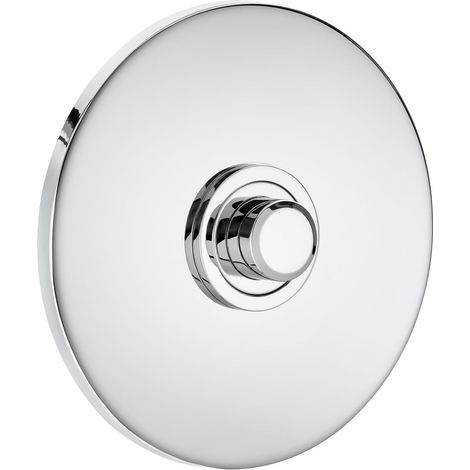 ROCA A5A9677C00 AQUA Aqualine Fluxor Empotrable para Inodoro de Descarga Simple 6L Cromo - ref: A5A9677C00 (1/2)