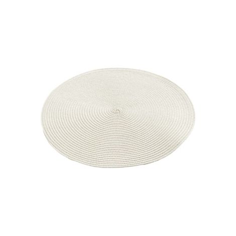 Set de table rond et coloré Ivoire 35 cm (1/3)