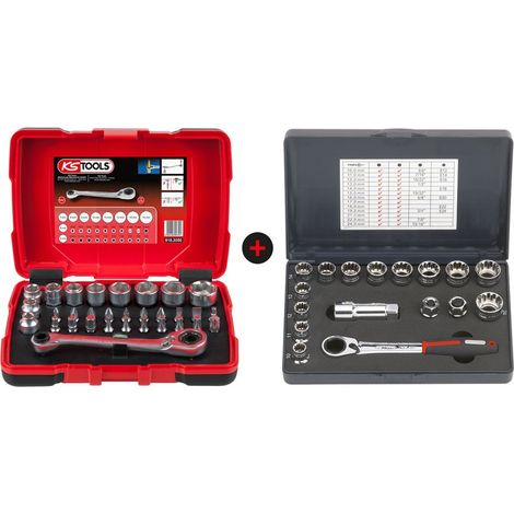 Set di bussole 1/4 - 3/8 - 1/2 KSTOOLS - 922.0648