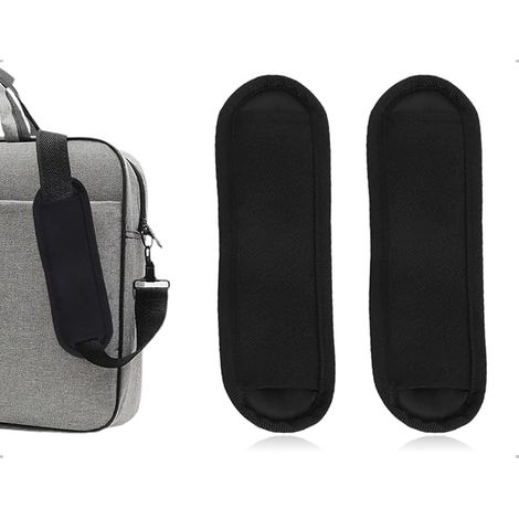 Correa para el hombro, correa desmontable para el hombro, correa de repuesto para el hombro, correa para guitarra, hombrera para mochila, bolso para cámara, bolso de hombro, negro, 23 x 7,5 cm