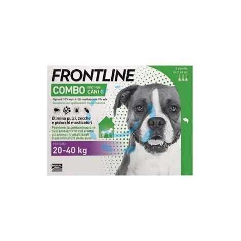 FRONTLINE COMBO PER CANI GRANDI - in confezione da 3 pipette