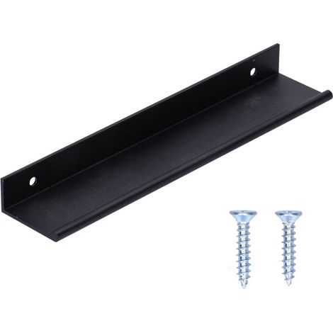 Thickened barn door handles for cabinets, wine cabinets, drawers, and wardrobes (160 black) (1/5)