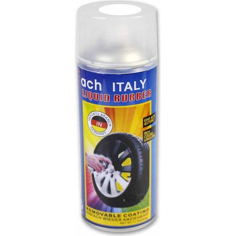 Vernice Spray per Cerchi Auto bomboletta per verniciare dipingere Cerchioni Moto Removibile Smalto Pellicola AntiGraffio 400 gr Bianco (1/2)