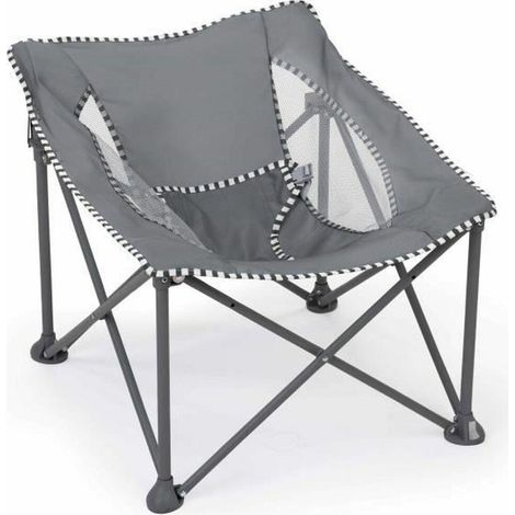 Bright Starts Pop 'N Chill Babyschaukel grau bequem