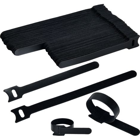 TRU COMPONENTS T24CA059  Klettkabelbinder zum Bündeln Haft- und Flauschteil (L x B) 150, 200 mm, mm