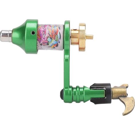 Machine à Tatouage Silencieuse pour Maquillage Semi-Permanent, Ombreur et Liner avec Interface RCA (Vert) (1/5)