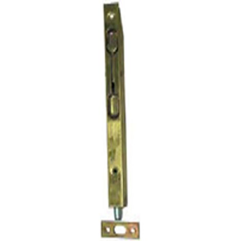 Catenaccio a leva ad incasso 200 x 40 mm. - bronzato
