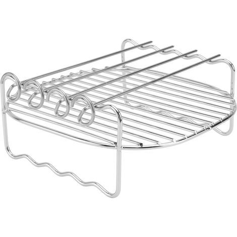Grillrost Ersatz Grillrost Rechteckig mit 4 Spießen für (1/5)