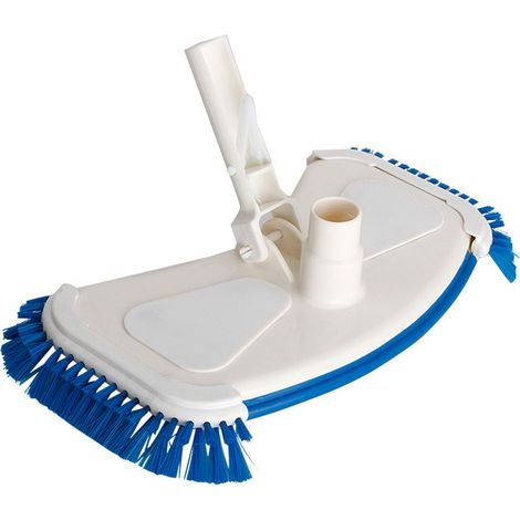 Tête d'aspiration pour piscine portable avec brosses latérales, pour nettoyer piscines et bacs (1/5)
