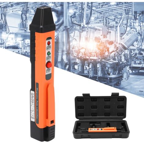 (With CE certification) 862M ± 5mT (50Gs) Magnetic Pole Pen Magnetic Detector Magnet South and North Polarity Discrimination Pen NS Pole Test and Identification Pen (shipped without MUMU (1/4)