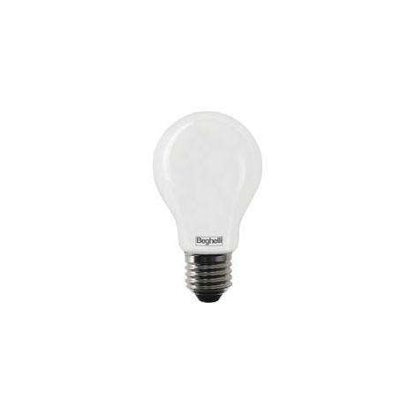 LAMPADA LED GOCCIA TUTTOVETRO E27- - 8w - 3000°K calda - 1055 lm - 60x105h - 5 pezzi BEGHELLI