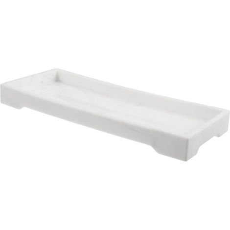 Bathroom Vanity Tray 25cm Rectangular Organizer Marble