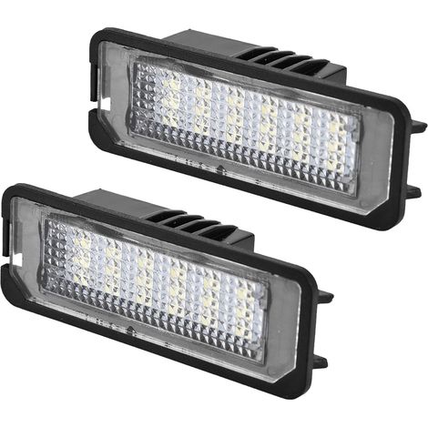 Juego de 2 luces LED para matrícula de 18 SMD, compatibles con Golf 4 1998-2002, sin errores OBC. (1/5)