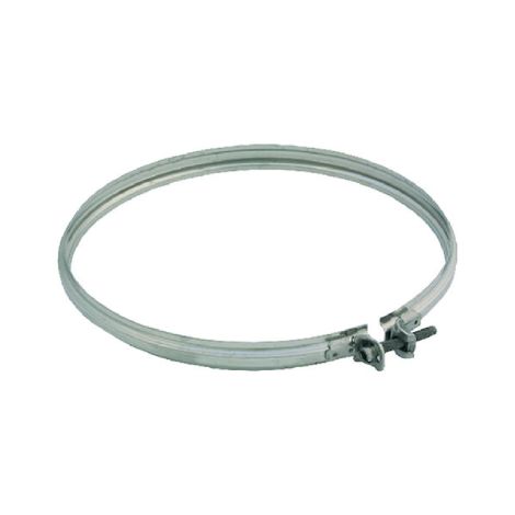 Collier de serrage pour tuyau de chemine'e   160 mm 16 cm en acier inoxydable AISI 316