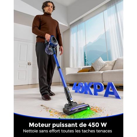 450W Aspirateur Balai sans Fil, 40KPA (1/4)