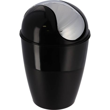 Pp konischer eimer mit deckel 5,6l - schwarz - Tendance