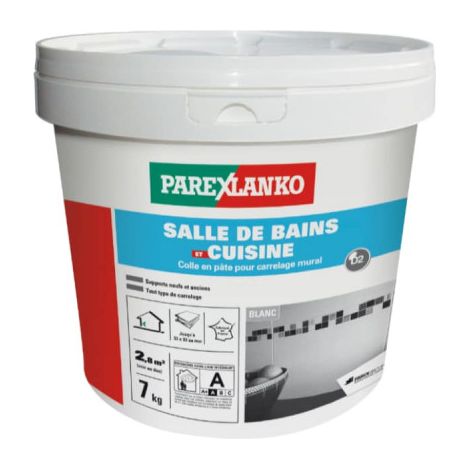 PAREXLANKO Pegamento especial para baños y cocinas - 7 kg - 02552