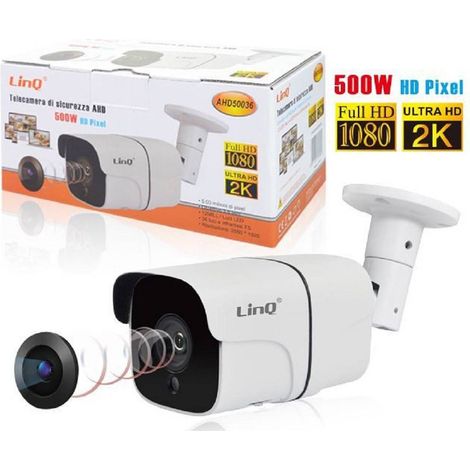Linq - Telecamera Di Sicurezza Per Dvr Ahd Visione Notturna 3.6mm 500w 1080p Ahd50036 - (1/2)