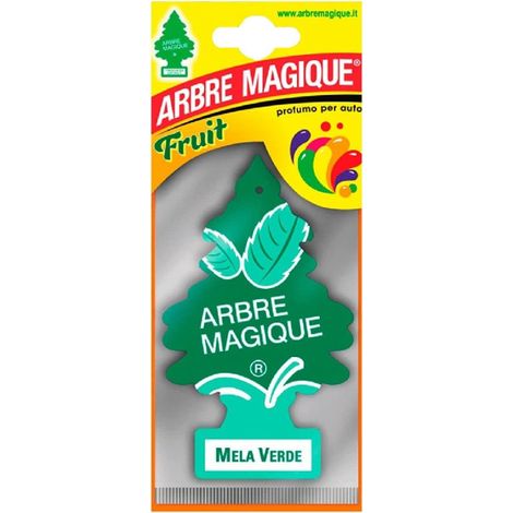 Arbre Magique Mono Déodorant Rafraîchisseur D'auto Parfum Pomme Verte (1/2)