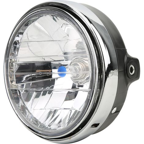 Faros Delanteros - Para Motocicletas Retro - Compatible con CB400 Hornet 250 VTEC - Lentes Curvadas de Alta Transmitancia - Unidad Individual (1/5)