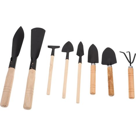 Kit Outils De Jardinage Intérieur avec Petite Pelle Et Bêche Acier Outils pour Plantes Succulentes Et Bonsaïs De Plantation pour Pots (1/5)