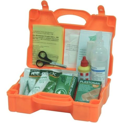 VALIGETTA CASSETTA MEDICA PRIMO SOCCORSO EMERGENZA AZIENDE MENO 3 DIPENDENTI 897
