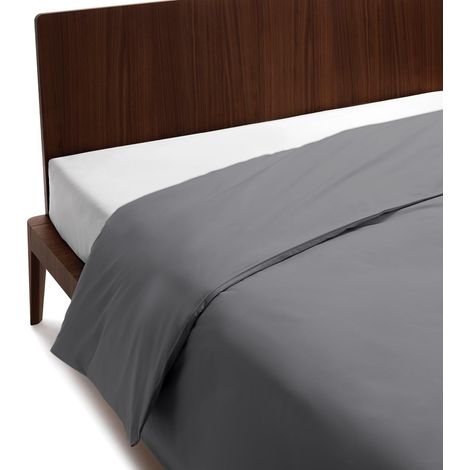 Housse de Couette 200x200 Coton 100% Percalle Frais et Respirant, Sac Couette Lestée avec Rabat de 40 cm, Couverture Lestée Housses de Couettes pour Linge de Lit (1/5)
