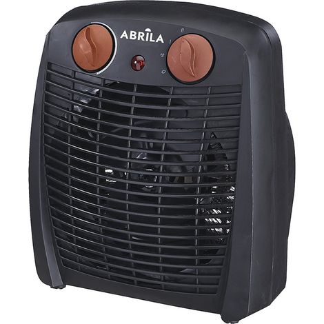 Gambia Termoventilatore Elettrico Nero/Marrone.000W 2 Potenze 3 Funzioni (23,8x19,5x11,7cm)
