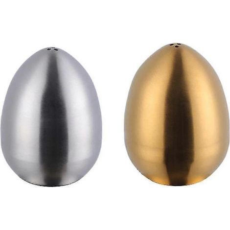 Gewürzdose aus Edelstahl, Salz- und Pfefferstreuer mit drei Löchern – 26 Stück, Naturfarbe Gold (1/5)