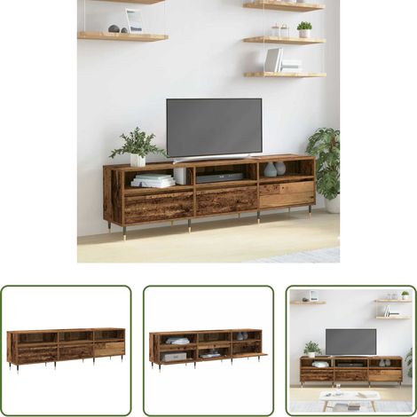 Meuble tv bois d'ingénierie - Meuble TV Bois Ancien 150 x 30 x 45 cm Bois d'ingénierie (1/5)