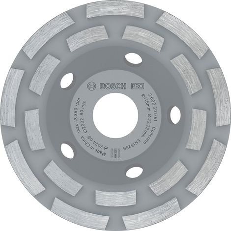 Bosch PRO Concrete  testa abrasiva  50 x  115 mm  22,23 mm  - 2608601761 (1/4)